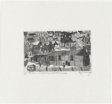 Artist: b'Kennedy, Roy.' | Title: b'Mossgiel Weigh Station 1910 to the late 1920s' | Date: 2001 | Technique: b'etching, printed in black ink, from one plate'