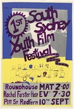 Artist: STUMBLES, Yanni | Title: 1st South Sydney Youth Film Festival | Date: 1981 | Technique: screenprint, printed in colour, from four stencils