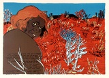 Artist: b'Gee, Angela.' | Title: b'Sand dune, Uluru' | Date: 1987 | Technique: b'screenprint, printed in colour, from multiple stencils' | Copyright: b'Courtesy of Angela Gee'