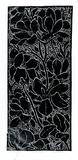 Artist: b'Hawkins, Weaver.' | Title: b'Tulip-magnolia' | Date: c.1967 | Technique: b'linocut, printed in black ink, from one block' | Copyright: b'The Estate of H.F Weaver Hawkins'