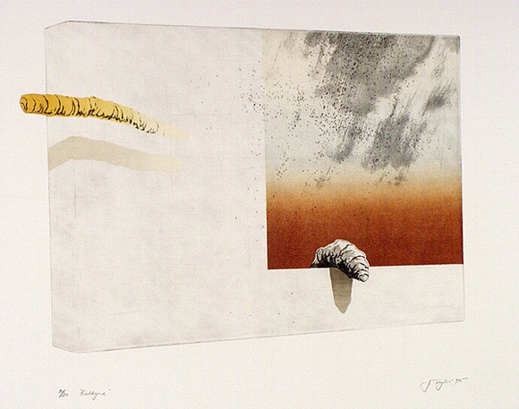 Artist: Taylor, James. | Title: Kulkyne | Date: 1975 | Technique: etching and aquatint, printed in colour, from multiple plates