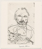 Title: b'Portrait of Neil Leveson I' | Date: 1992 | Technique: b'etching, printed in black ink, from one plate'