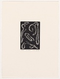 Artist: b'Peart, John.' | Title: b'W.O.M.G.' | Date: 2004 | Technique: b'etching and aquatint, printed in black ink, from one plate'