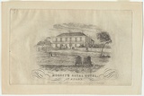 Artist: Ham, Thomas. | Title: Advertisement: Mooney's Royal Hotel St Kilda. | Date: 1851 | Technique: line-engraving, printed in black ink, from one copper plate