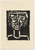 Artist: HANRAHAN, Barbara | Title: Prophet | Date: 1964 | Technique: lithograph, printed in black ink, from one stone [or plate]
