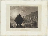 Title: Pattowatto. Granite boulders (Perry's haystack) looking N-W. | Date: 1855-56 | Technique: etching, engraving, aquatint, roulette and lavis, printed in black ink, from one copper plate