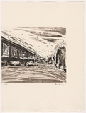 Artist: Quilty, Ben. | Title: The white ute [B]. | Date: 2004 | Technique: etching and aquatint, printed in black ink, from two plates