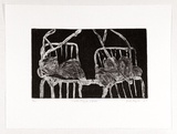 Artist: Pieper, Brian. | Title: Waste paper/beds. | Date: 1988 | Technique: etching, printed in black ink, from one plate | Copyright: © Brian Pieper