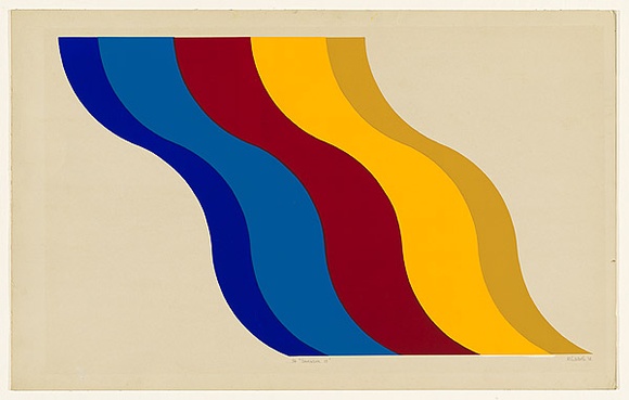 Artist: Worth, Margaret. | Title: Samsara 15. | Date: 1968 | Technique: screenprint, printed in colour, from five stencils