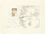 Artist: b'Wolseley, John.' | Title: b'North of Andado' | Date: 1992-93 | Technique: b'lithograph, printed in colour, from five plates' | Copyright: b'\xc2\xa9 John Wolseley. Licensed by VISCOPY, Australia'