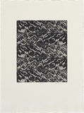 Artist: b'MADDOCK, Bea' | Title: b'Zig-Zag' | Date: 1972 | Technique: b'photo-etching and aquatint, printed in black ink, from five plates'