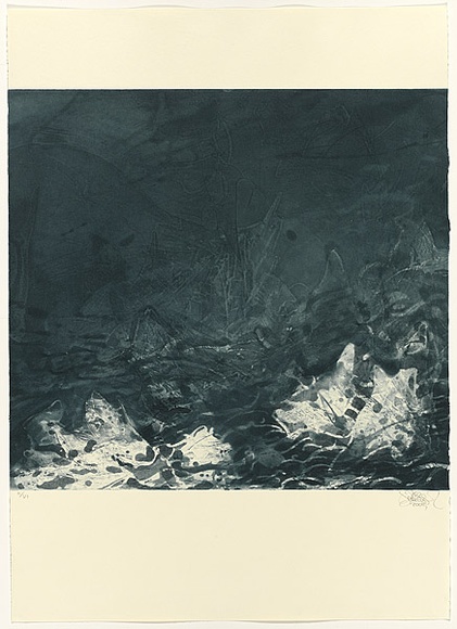 Artist: b'SCHMEISSER, Jorg' | Title: b'Changes VII' | Date: 2003 | Technique: b'etching, printed in blue/black ink, from one plate' | Copyright: b'\xc2\xa9 J\xc3\xb6rg Schmeisser'