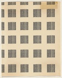 Title: Section B (Word situations) - 32 Possibilities: No. 5, 2(A) | Date: (1970-71) | Technique: typewriter