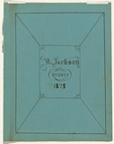 Artist: Jackson, Robert. | Title: Cover | Date: 1875 | Technique: pen and ink