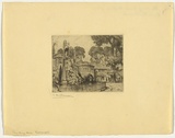 Artist: FULLWOOD, A.H. | Title: The King's Head, Rockhampton. | Date: 1912 | Technique: etching, printed in black ink with plate-tone, from one plate