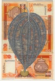 Artist: HALL, Fiona | Title: Piper nigrum - Black pepper (Sri Lankan currency) | Date: 2000 - 2002 | Technique: gouache | Copyright: © Fiona Hall