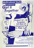 Artist: b'ACCESS 11' | Title: b'Get it together.' | Date: 1992, August | Technique: b'screenprint, printed in black ink, from one stencil'