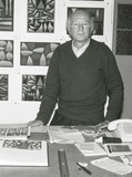 Artist: b'Heath, Gregory.' | Title: b'Portrait of John Coburn' | Date: c.1989