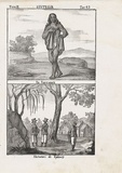 Artist: b'Antonelli, Giuseppe.' | Title: b'Un Curraneii. Abitatori di Sydney. [Inhabitants of Sydney].' | Date: 1841 | Technique: b'lithograph, printed in black ink, from two stones'