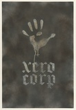 Artist: b'Xero.' | Title: b'Not titled (Xerocorp).' | Date: 2003 | Technique: b'stencil, printed in black and white ink, from one stencil'