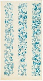 Artist: SELLBACH, Udo | Title: (Road patterns) | Date: (1960s) | Technique: lithograph, printed in blue ink, from one stone [or plate]