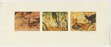 Artist: Thorpe, Lesbia. | Title: not titled [three landscapes] | Date: 1990 | Technique: etching and aquatint, printed in colour, from multiple plates