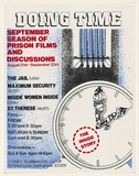 Artist: Coopes, Jenny. | Title: Doing time. September season of prison films and discussions. | Date: 1979 | Technique: screenprint, printed in colour, from three stencils