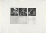 Artist: MADDOCK, Bea | Title: Passing the glass darkly | Date: 1976, June | Technique: photo-etching, aquatint, etching and engraving, printed in black ink, from one plate