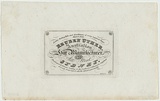 Artist: b'Moffitt, William.' | Title: b'Trade card: Reuben Uther, Australian hat manufacturer, 1833 Sydney.' | Date: 1833 | Technique: b'engraving, printed in black ink, from one copper plate'