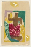 Artist: b'Brash, Barbara.' | Title: b'<p>Native dancer</p>' | Date: 1953 | Technique: b'screenprint, printed in colour, from four stencils'