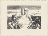 Artist: b'Mortensen, Kevin.' | Title: b'Sucking the sail' | Date: 1994 | Technique: b'lithograph, printed in black ink, from one stone' | Copyright: b'\xc2\xa9 Kevin Mortensen'