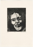 Artist: b'Carroll, Michelle.' | Title: b'Flux.' | Date: 1992 | Technique: b'etching and aquatint, printed in black ink, from one plate'