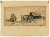 Artist: Morgan, Squire. | Title: Summer heat | Date: (1923) | Technique: etching and aquatint, printed in black ink with plate-tone, from one plate