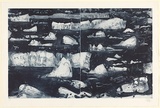 Artist: SCHMEISSER, Jorg | Title: Iceberg alley. | Date: 2002 | Technique: etching and aquatint, printed in blue/black ink, from one plate | Copyright: © Jörg Schmeisser