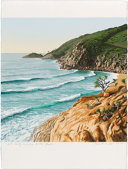 Artist: ROSE, David | Title: Early morning, Little Bay | Date: 2001 | Technique: screenprint, printed in colour, from multiple stencils
