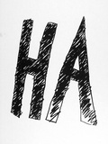 Artist: Danko, Aleks. | Title: HA. | Date: 1972 | Technique: screenprint, printed in colour, from multiple stencils