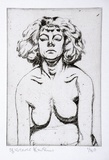 Artist: b'Hawkins, Weaver.' | Title: b'Nude no 2.' | Date: c.1923 | Technique: b'etching, printed in black ink, from one plate' | Copyright: b'The Estate of H.F Weaver Hawkins'