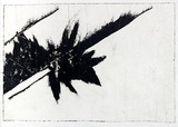 Artist: Roberts, Neil. | Title: Eruptions 7 | Date: 1991 | Technique: pigment-transfer, printed in brown ink, from one bitumen paper plate