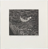 Artist: Gittoes, George. | Title: The self and oblivion. | Date: 1971 | Technique: etching, printed in black ink, from one plate