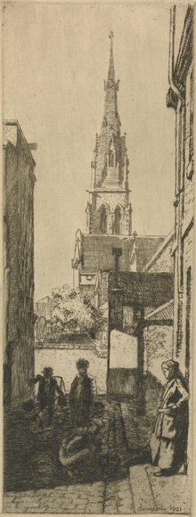 Artist: Shirlow, John. | Title: Brogan's Lane. | Date: 1921 (dated)