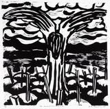 Artist: Propsting, Ruth. | Title: The second time around | Date: 1985 | Technique: woodcut, printed in black ink, from one block