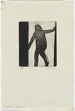 Artist: MADDOCK, Bea | Title: Stepping down | Date: 1965 | Technique: line-etching and aquatint, printed in black ink with plate-tone, from one copper plate