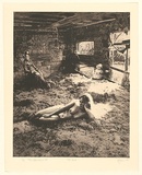 Artist: EWINS, Rod | Title: The Doll (The Residence V). | Date: 1983, December | Technique: photo-etching and aquatint, printed in black ink, from one plate