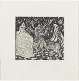 Artist: b'Gittoes, George.' | Title: b'Indecision (Self portrait).' | Date: 1971 | Technique: b'etching, printed in black ink, from one plate'