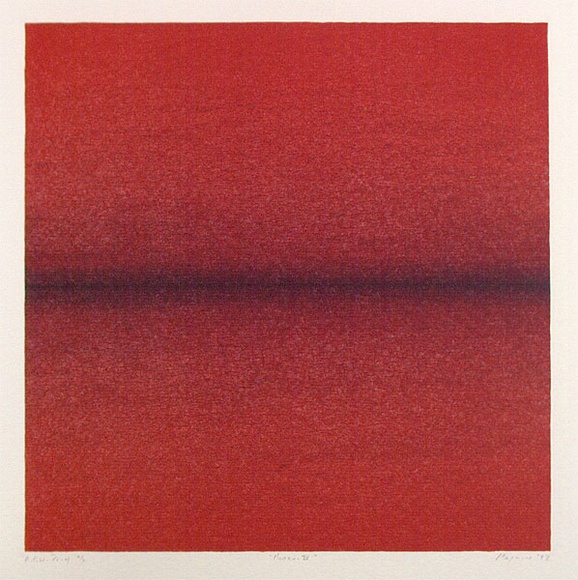 Artist: Maguire, Tim. | Title: Horizon IV | Date: 1993, June | Technique: lithograph, printed in colour, from four plates | Copyright: © Tim Maguire