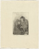 Artist: Cameron, Diana. | Title: Julie and Daisy. | Date: 1975 | Technique: aquatint and etching, printed in black ink, from one plate