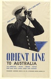 Artist: b'Beck, Richard.' | Title: b'Orient Line to Australia' | Date: 1936 | Technique: b'lithograph, printed in colour, from multiple stones [or plates]'