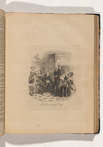 Artist: b'Carmichael, John.' | Title: b'The christening party' | Date: 1847 | Technique: b'etching, printed in black ink, from one plate'