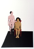 Artist: SHOMALY, Alberr | Title: Two people in a room | Date: 1971 | Technique: screenprint, printed in colour, from multiple stencils