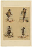 Artist: b'Angas, George French.' | Title: b'Portraits of the aboriginal inhabitants [7].' | Date: 1846-47 | Technique: b'lithograph, printed in colour, from multiple stones; varnish highlights by brush'